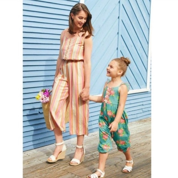 Matilda Jane Striped Jumpsuit Summer Romper NWT Size M - Picture 2 of 7